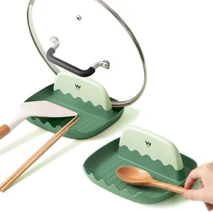 2 Stück Deckel und Löffel Rest Küche Theke Utensilien Halter - Bild 1 von 6