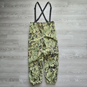 Patagonia Medium Long AOR2 Level 6 Pants PCU Gore-Tex Digicam Green Suspender - Picture 1 of 10