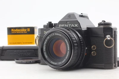 Read [Exc+5] Pentax MX Black SLR Film Camera Body SMC M 50mm F1.7 Lens JAPAN - Image 1 of 4