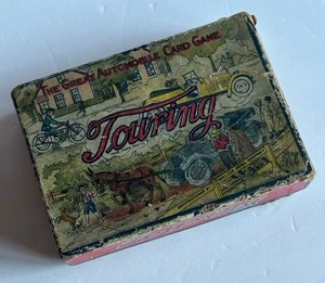 VINTAGE um 1920 "THE GREAT AUTOMOBILE TOURING CARD GAME" - PARKER BROS SALEM MA. - Bild 1 von 10