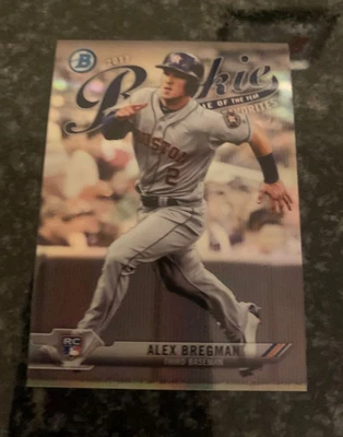 2017 Bowman Baseball Favorites #ROYF-3 ALEX BREGMAN ROOKIE - Image 1 of 2