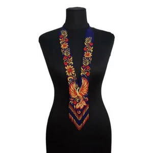 Long BEADED NECKLACE gerdan HANDCRAFTED Jewelry Ukrainian Folk traditional - Imagen 1 de 3