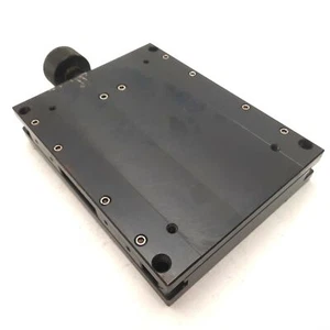 Steel Linear Slide Table, Manual Positioner, Travel: 24mm, Dimensions: 8" by 6" - Afbeelding 1 van 3