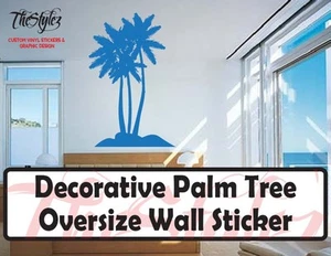Deko Palme Wand Vinyl Aufkleber - Bild 1 von 4