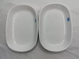 Juego de 2 platos de compañero Eastern Airlines Corning Ware P-140-B de colección con logotipo - Imagen 1 de 7