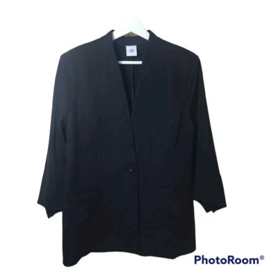 Chaqueta Blazer Cabi Turner Ponte Tejida Longline - muy buen estado Foto 1 de 4