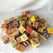 Alphabet Blocks Building Complete A-Z PLUS EXTRAS Numbers Animals Set of 48