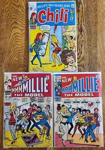 Chili #1 G/VG Marvel Comics 1969 w/ Millie The Model #164 & 170 Lot of 3 - Picture 1 of 11