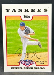 2008 Topps Opening Day #131 Chien-Ming Wang Opening Date /2199 New York Yankees - Picture 1 of 2