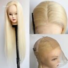 Ash Blonde Silk Base Full Lace Wig Virgin European Human Hair Silk Top Lace Wigs