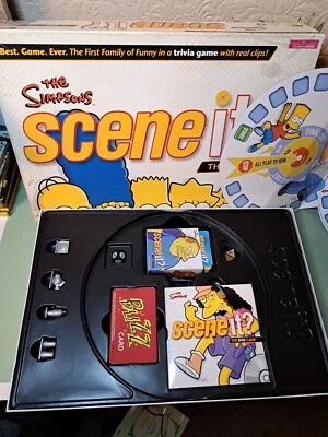 Scene It! The Simpsons DVD Game – Interactive TV Trivia (Very Good Condition).  - Image 1 of 4
