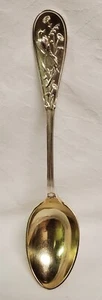 Japanese By Tiffany & Co. Sterling Silver Five O'Clock Teaspoon Gold Wash 4 7/8" - Picture 1 of 7