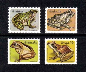 Venda 1982 Frogs complete set of 4 values (SG 67-70) MNH - Picture 1 of 1