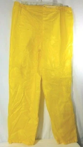 Pantalones de lluvia vintage K-Mart para hombre, amarillos, equivalentes a la talla grande - Imagen 1 de 7