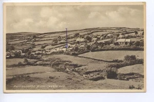 (w15d19-354) Parracombe from Castle Hill, LYNTON 1974 Used G - Picture 1 of 2