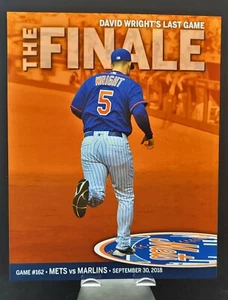 Davis Wright's Last Game "The Finale" 8"x10" Photo Mets Captain - Picture 1 of 1
