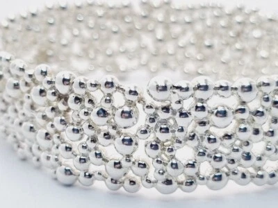 Links of London Effervescence Bubble Wide Bangle sterling silver new Small - Image 1 of 4