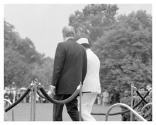 Gerald Ford With Liberian President William Tolbert 8 x 10 Silver Halide Photo