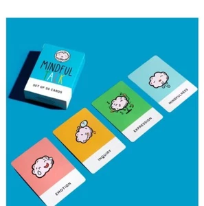 Mindfulness Talk Card Game The School of Mindfulness Game for Kids Mindful Talk - Bild 1 von 4