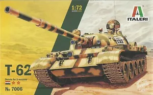 Italeri 1/72 (20mm) T-62 Main Battle Tank - Picture 1 of 1