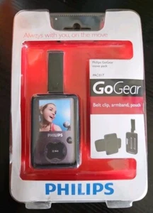 Phillips GoGear Move Pack PAC017 Belt Clip Armband Pouch Black NEW - Picture 1 of 2