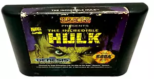 The Incredible Hulk (Sega Genesis) AUTHENTIC TESTED Game Cart Only - Picture 1 of 1
