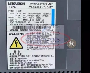 Servoaccionamiento Mitsubishi MDS-D-SPJ3-37 MDSDSPJ337 USADO 1 PIEZA - Imagen 1 de 1