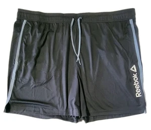 Pantaloncini da allenamento Reebok uomo 6" taglia 3XL grigio palestra atletica coulisse - Foto 1 di 10