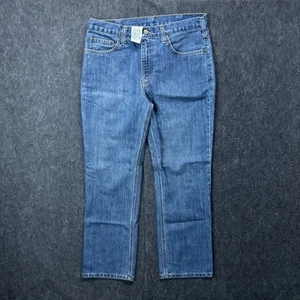 Carhartt Jeans Mens 34x30 Medium Wash Relaxed Fit Work Wear 101483-980 - Picture 1 of 9