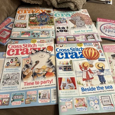 Cross Stitch Crazy Magazines March, April, May & June 2020 Includes Free Gifts - Image 1 of 4