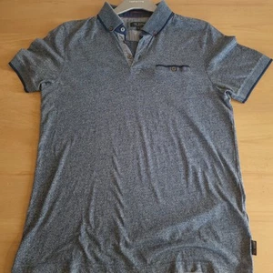Camisa Polo Ted Baker London Azul Mármol Manga Corta Talla 4 (Grande) - Imagen 1 de 13