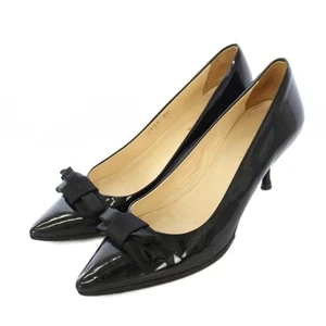 PRADA Pumps Women's Size 35 Black Patent Leather - Picture 1 of 8