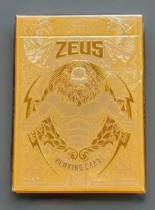 Mazzo di Carte da Gioco Zeus GILDED Gold Edition Limited #56/150 Nuovo e Sigillato - Foto 1 di 2