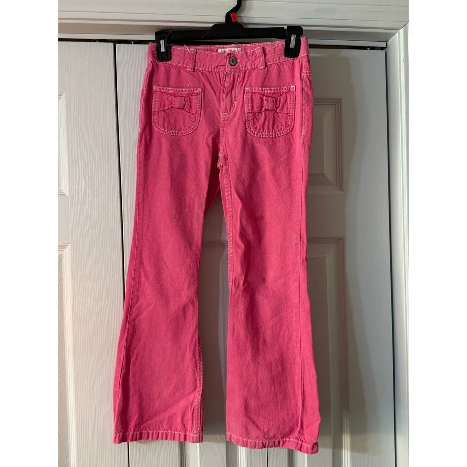 Pantalones de mezclilla rosa para niñas Y2K Osh Kosh B'gosh talla 12  Foto 1 de 4