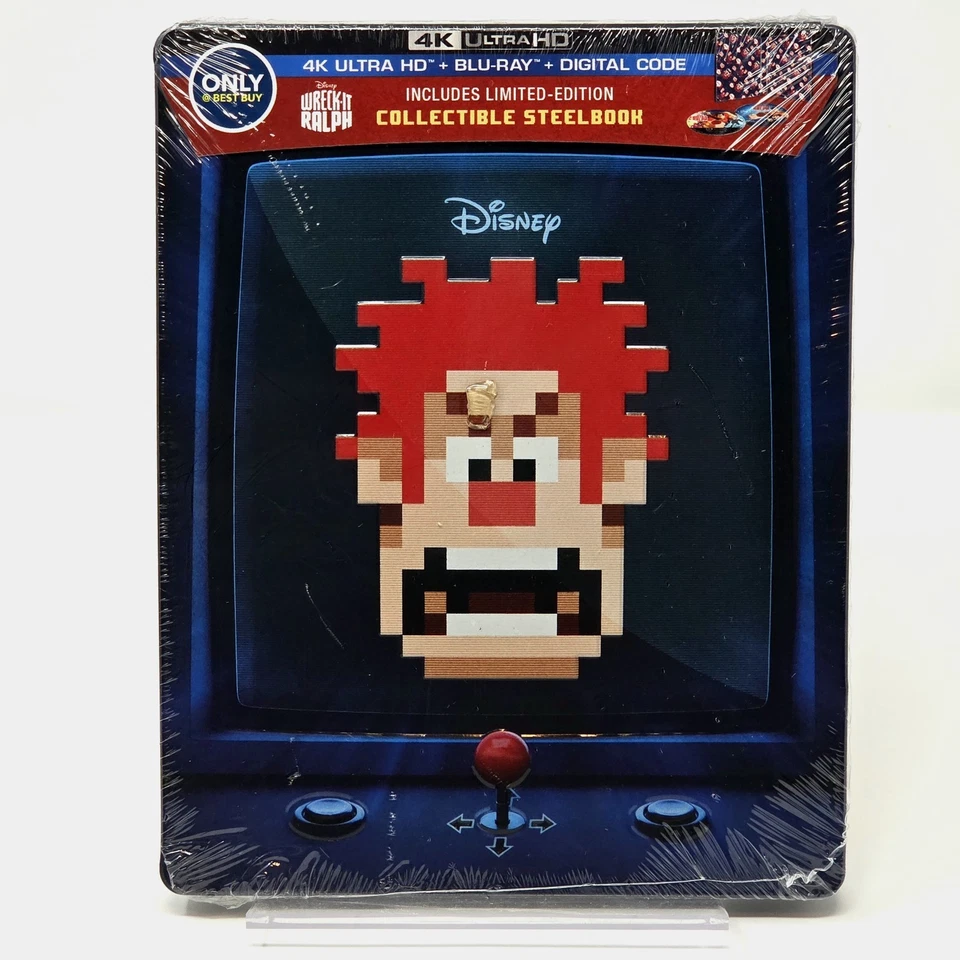 Wreck-It Ralph Best Buy SteelBook (4K Ultra HD + Blu-ray + Digital 4K, 2018) Foto 1 de 4
