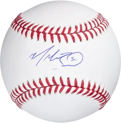 Béisbol autografiado por Mookie Betts de Los Angeles Dodgers Foto 1 de 3