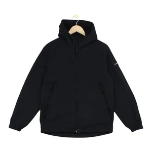 Calvin Klein Windbreaker Jacket Mens Size S Black Hooded Full Zip Outdoor - Picture 1 of 15