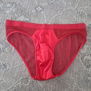 Roma Confidential Herren Netz Rot Unterwäsche Gummizug Gr. XL, Neu mit Etikett - Bild 1 von 5