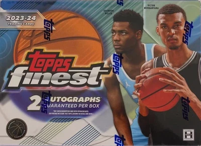 2023-24 TOPPS FINEST BASKETBALL HOBBY BOX Factory Sealed Free Shipping - Image 1 of 4
