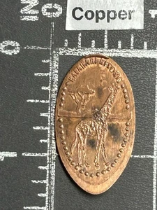 Kalahari Resorts Giraffe Elongated Pressed Smashed Squished Souvenir Penny Coin - Picture 1 of 2