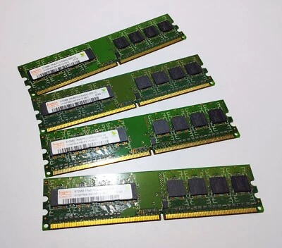 2Gb Memoria RAM DDR2 Hynix PC2-5300U-555-12 Ordenador PC Torre Memory Computer - Imagen 1 de 4