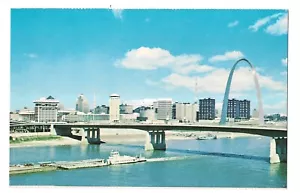BERNARD F DICKMANN POPLAR STREET BRIDGE St Louis Missouri Postkarte MO - Bild 1 von 2