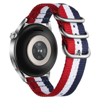 Correa de reloj gruesa de lona de nailon de alta calidad 18/20/22/24/26 mm universal Foto 1 de 4