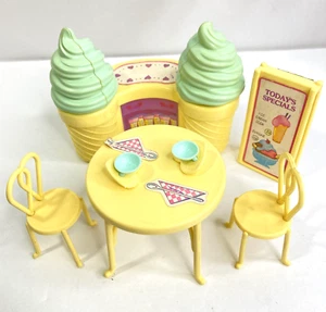 Vintage 1987 My Little Pony G1 Satin Slipper Sweet Ice Cream Shoppe Accessories - Picture 1 of 14