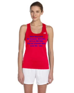 New Balance Defect Cherry Red Medium N9138L Singlet imperfect NB9138L Rojo S4 - Picture 1 of 1