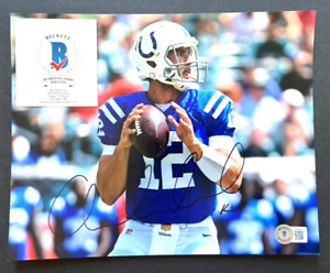 ANDREW LUCK SIGNED 8X10 PHOTO INDIANAPOLIS COLT FOOTBALL STANFORD CARDINAL BAS