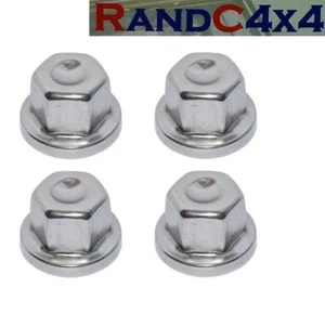 Land Rover Discovery 1, 2 & Defender Edelstahl Verriegelung Radmutter Abdeckung - Bild 1 von 1