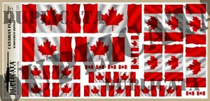 Diorama Accessory - Canadian Flag - 1/72, 1/48, 1/32, 1/35 (w/Motion Ripples) - Picture 1 of 4