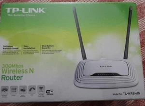TP-Link TL-WR841N 300 Mbit/s Wireless Router/Range Extender/Access Point/WISP - Bild 1 von 2