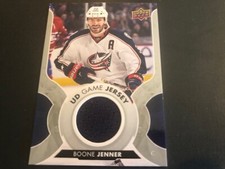 2017-18 UPPER DECK HOCKEY Series 1 GAME JERSEY BOONE JENNER
